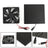 Solar Powered Fan for Chicken Coop, Greenhouse & Dog House, 10W 4.7" Mini Ventilator for Shed & RV