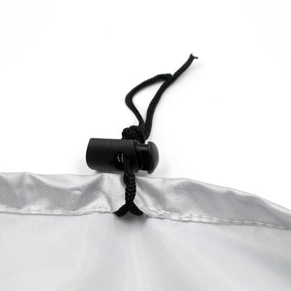 Silver 82x30 Inch Outdoor Lounge Chair Cover, Waterproof 210D Oxford Fabric Patio Chaise Protector