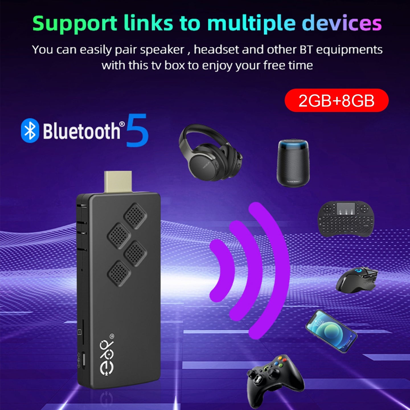 G96 TV Stick Android 13 | 2GB? | 4K Streaming with Bluetooth Remote