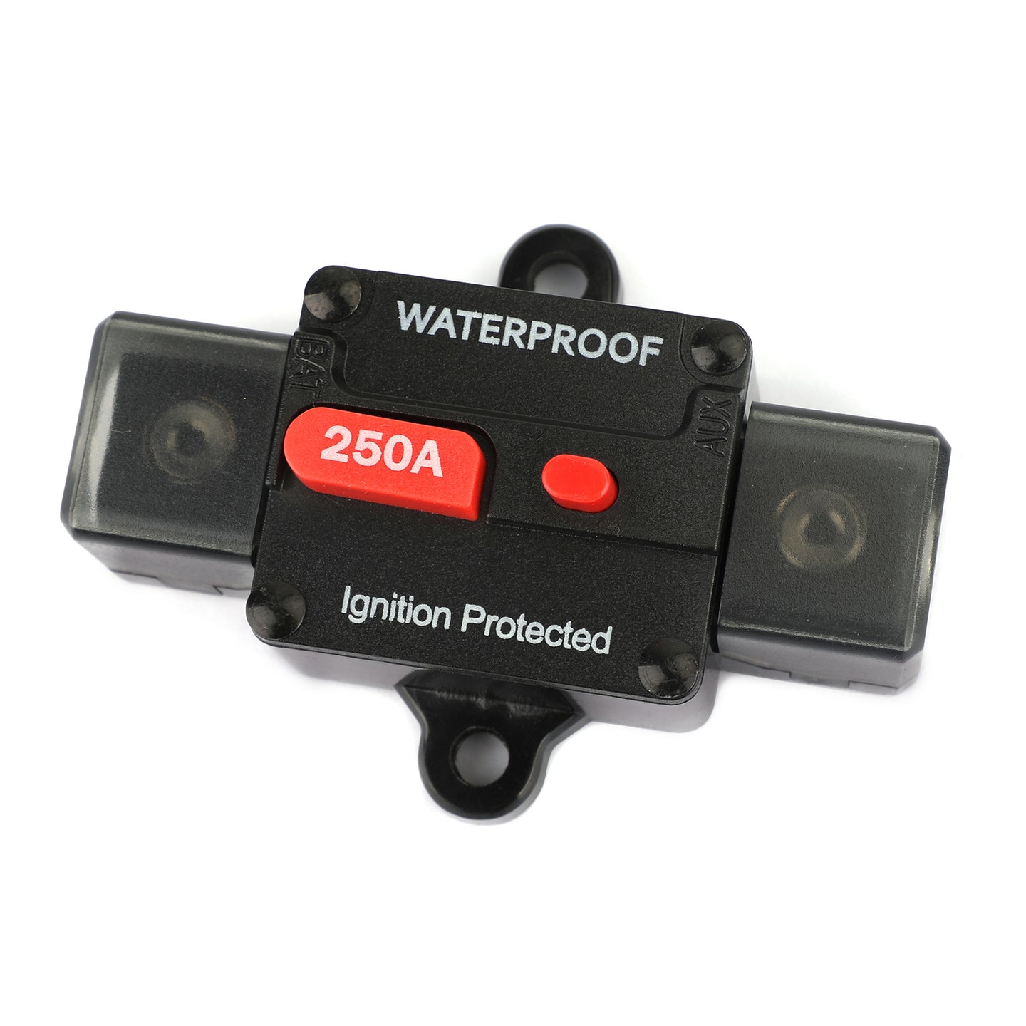 250A Circuit Breaker Ignition Protected Inline Reset Replace Fuse For Car Marine 250A AMP Circuit Breaker Ignition Inline Replace Reset Fuse For Car Audio Marine 250A Circuit Breaker Ignition Inline Automatic Reset Fuse For Car Audio Marine