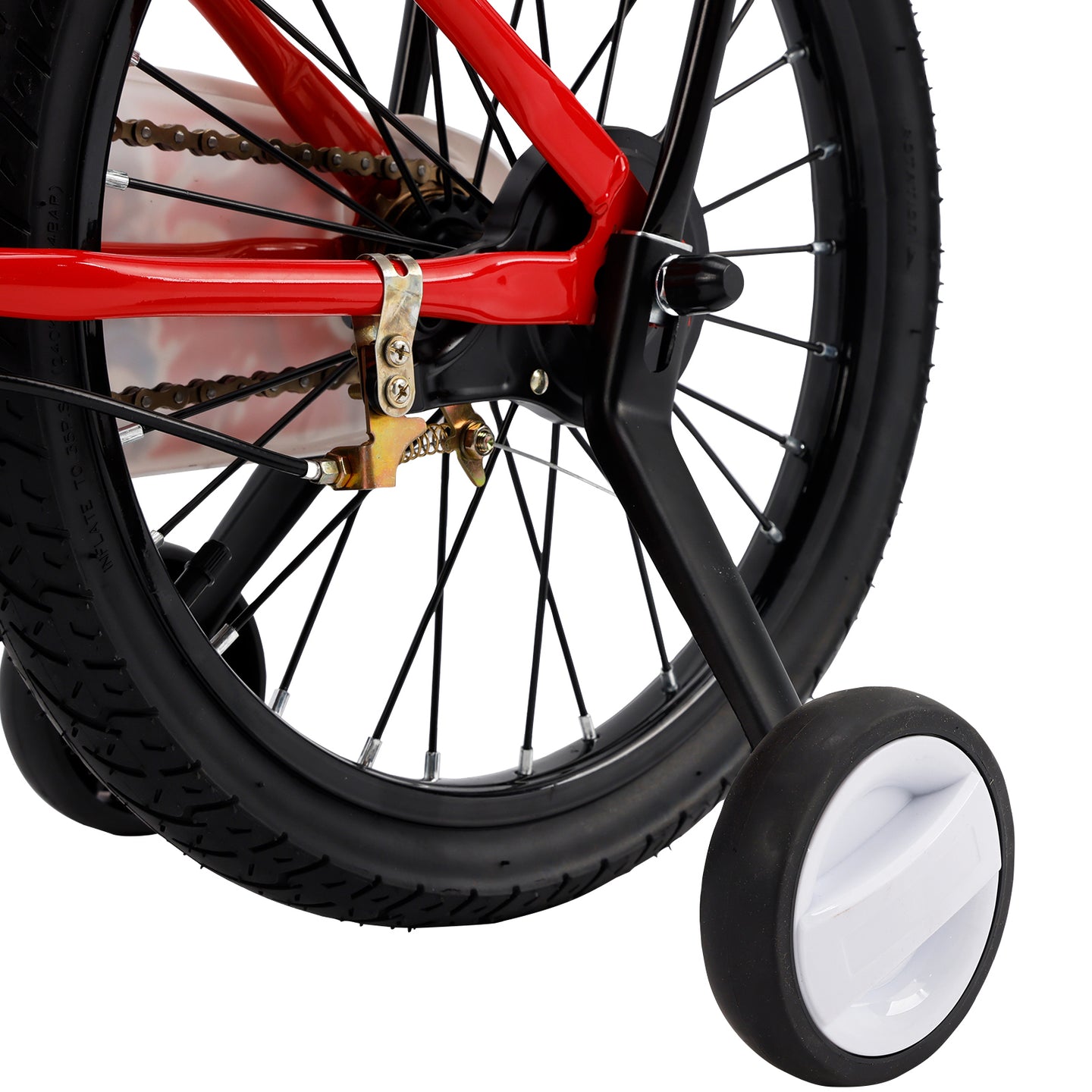 16" Kids Bike for Boys and Girls with auxiliary wheels & Rack Dark Blue