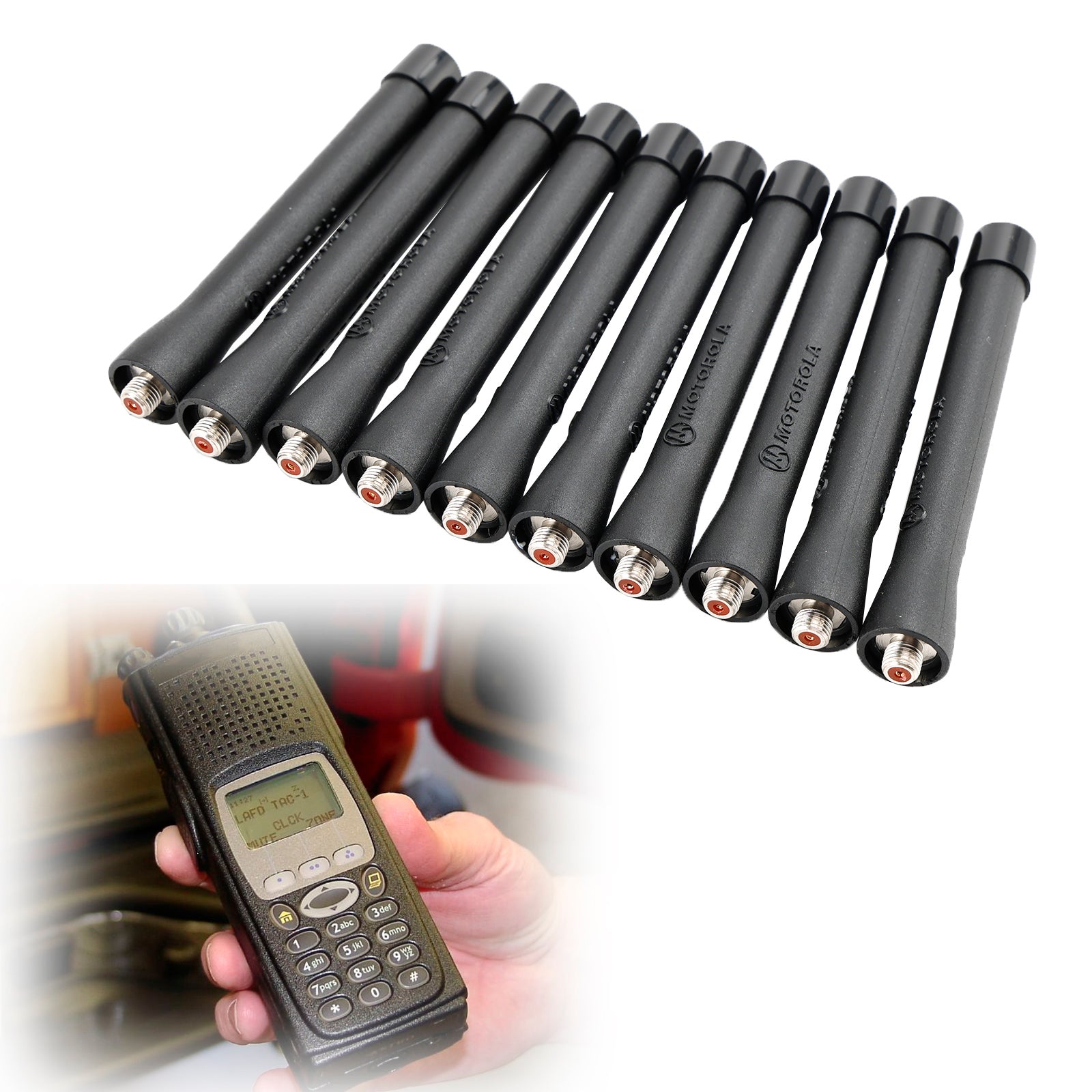 10x XTS5000 Stubby Antenna 400Mhz 10cm Car Radio Short Antenna for XTS5000 Radio