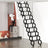 Electric Folding Attic Ladder with Remote Control, 11-Step Automatic Loft Stairs for 9.5ft Ceilings, Fits 39.37" x 27.5" Opening