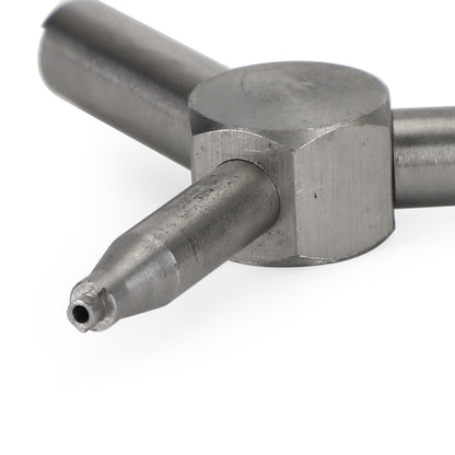 Precision Hex Valve Tool for Gas Cylinders (Stainless Steel)