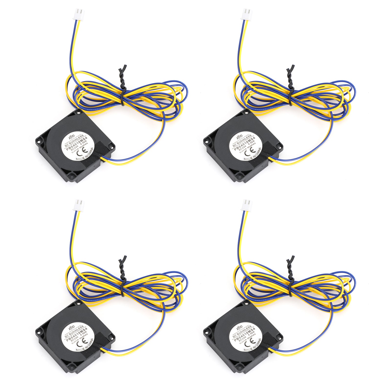 4x 3D Printer Cool Radial Turbo Blower Fan 24V 4010 40MM For ENDER 3 CR-10S PRO