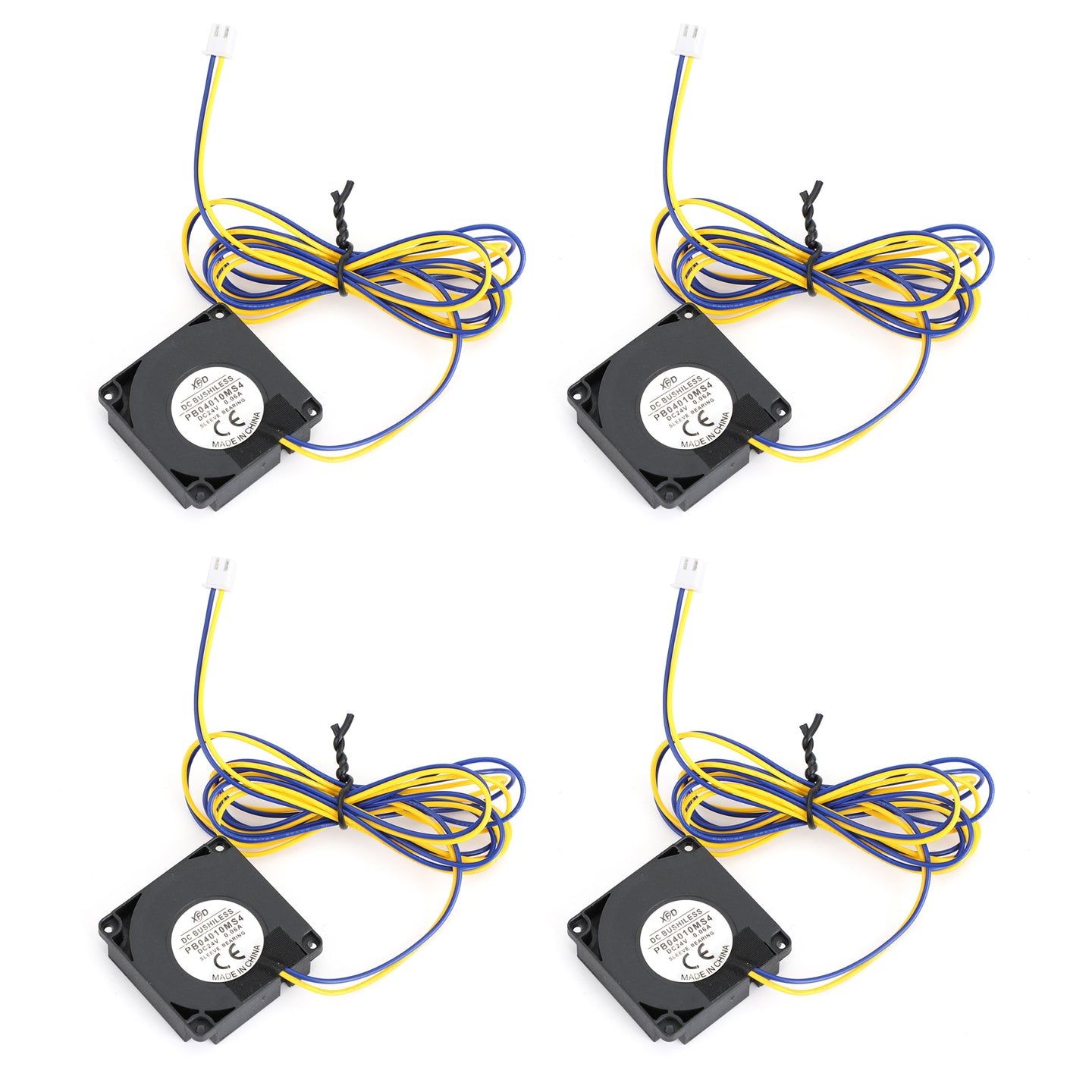 4x 3D Printer Cool Radial Turbo Blower Fan 24V 4010 40MM For ENDER 3 CR-10S PRO