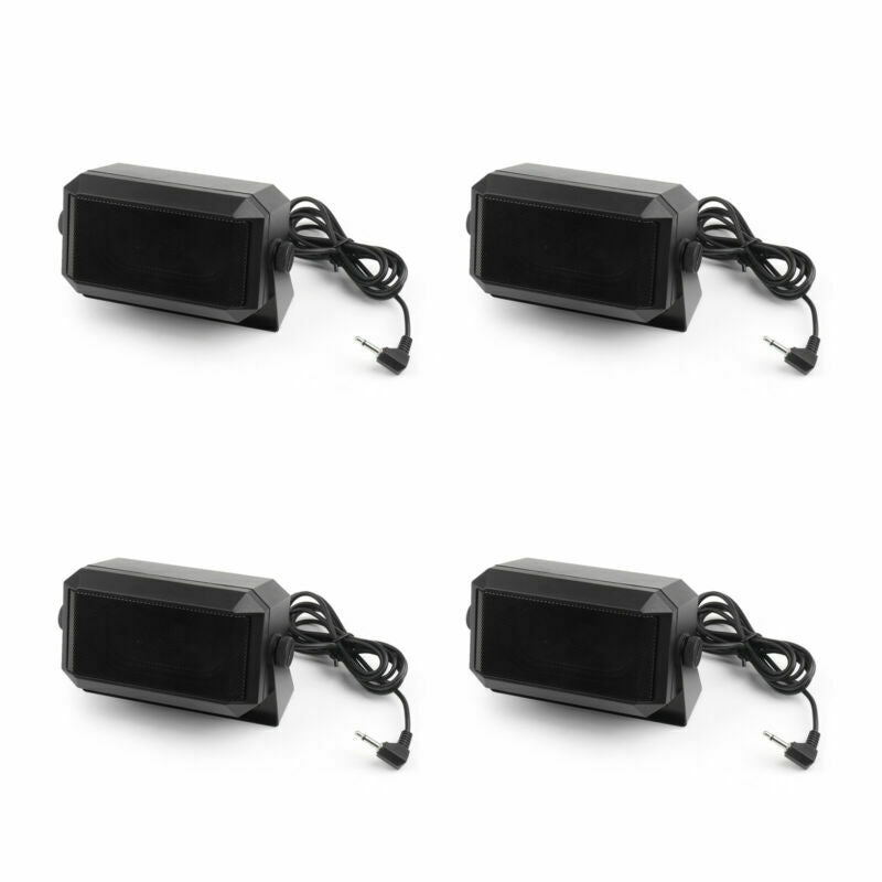 4PCS KES-3 Heavy Speaker 3.5mm External Duty Car Radio For Yaesu Kenwood Icom
