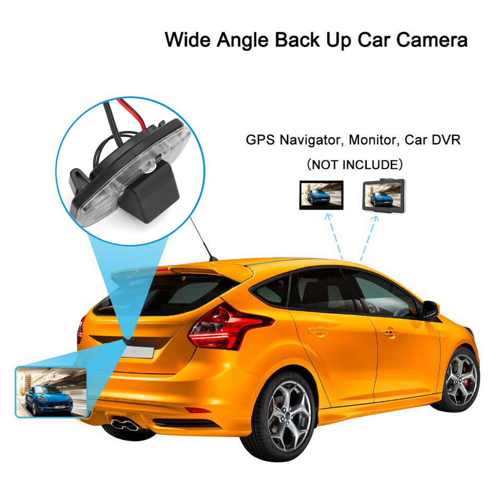 IP67 Backup Rear View Parking Camera Reversing Waterproof HD CCD For Honda Acura TSX Accord Pilot Civic