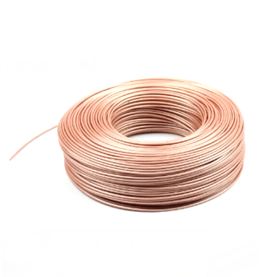 30m RG179 RF Coaxial Cable Connector 75ohm M17/94 RG-179 Coax Pigtail 98ft