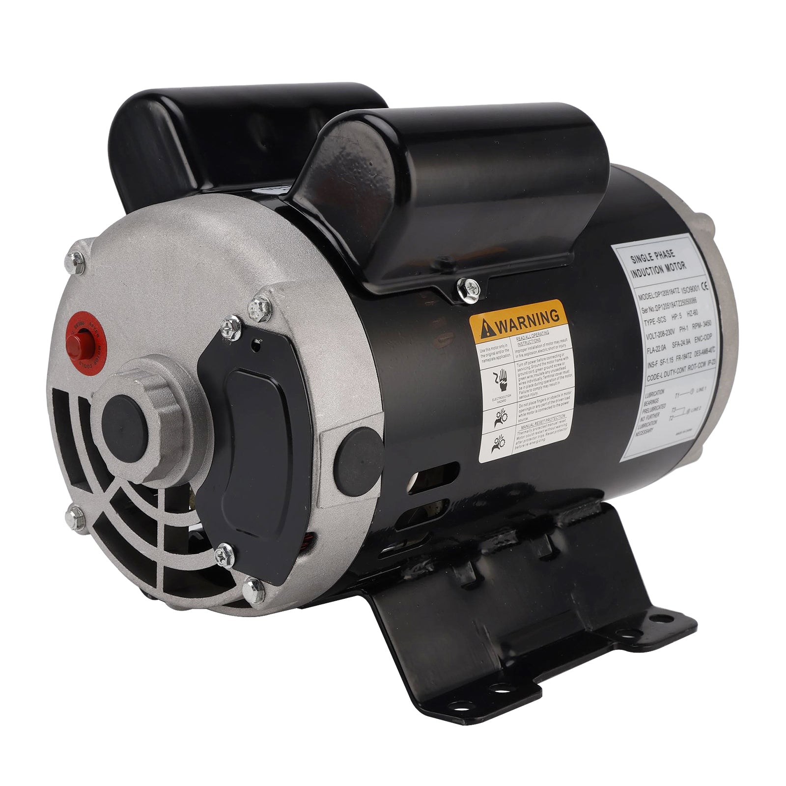23378805 Replacement For Ingersoll Rand 5 HP Air Compressor Motor 3450 RPM