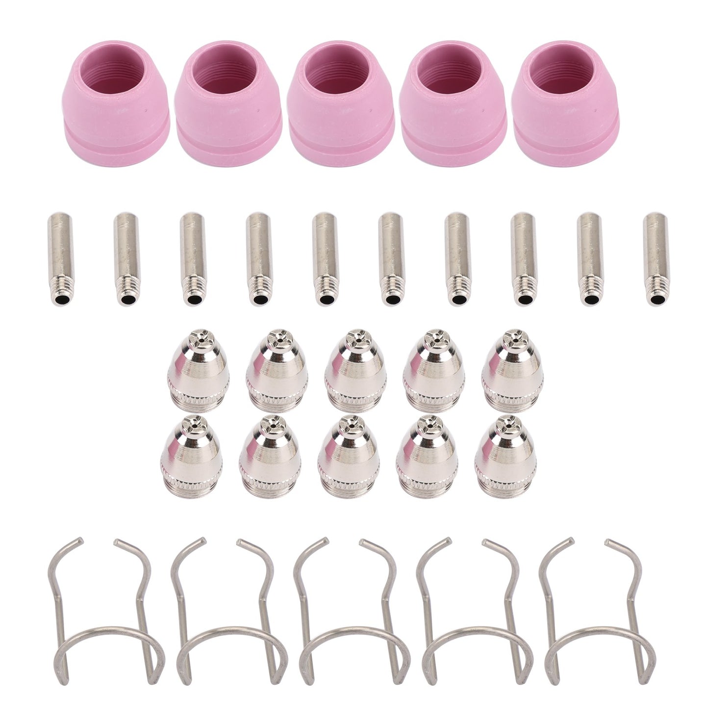 Areyourshop 30Pc AG-60 SG-55 Plasma Cutter Torch Consumables Electrode Tips Shield Guide