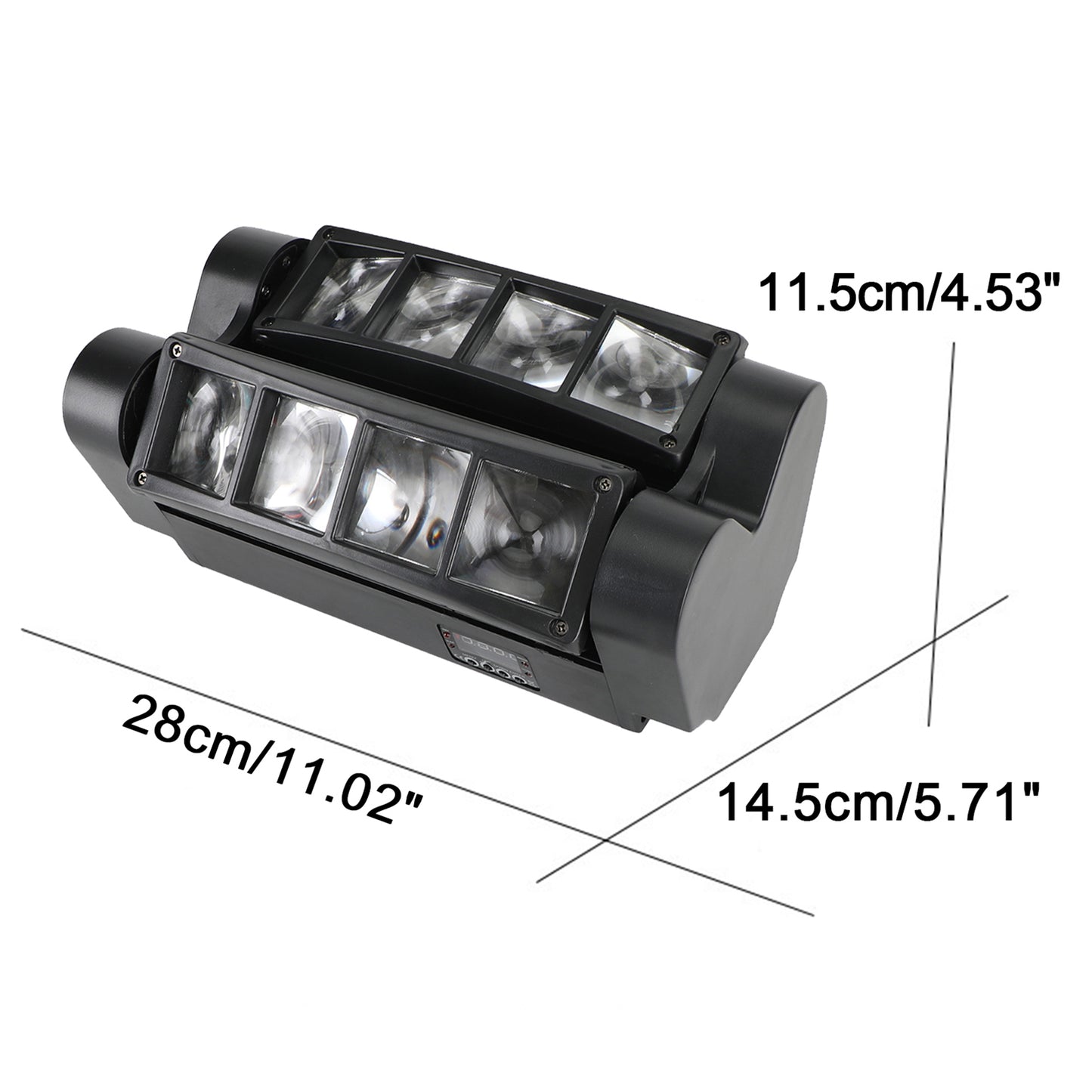 1/2/4/6/8 Pcs Beam Zoom Moving Head Stage Lighting Beam DMX Party DJ Lighting