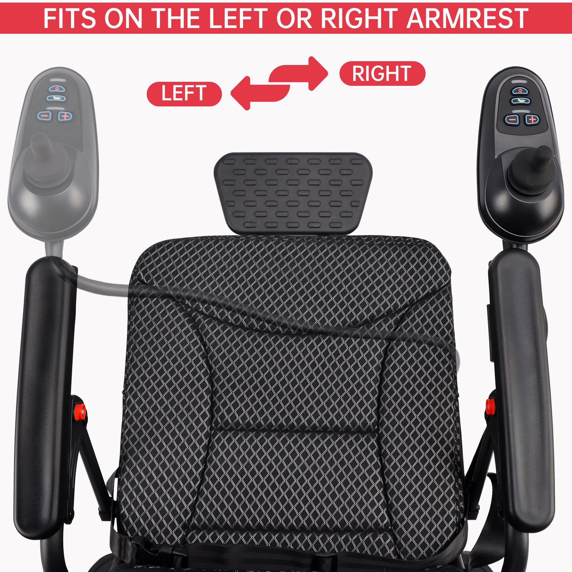 Foldable Electric Power Wheelchair, 46 lb Lightweight, Dual 180W Motors, 6Ah Airline-Ready Battery, 220 lb Capacity (Copy)