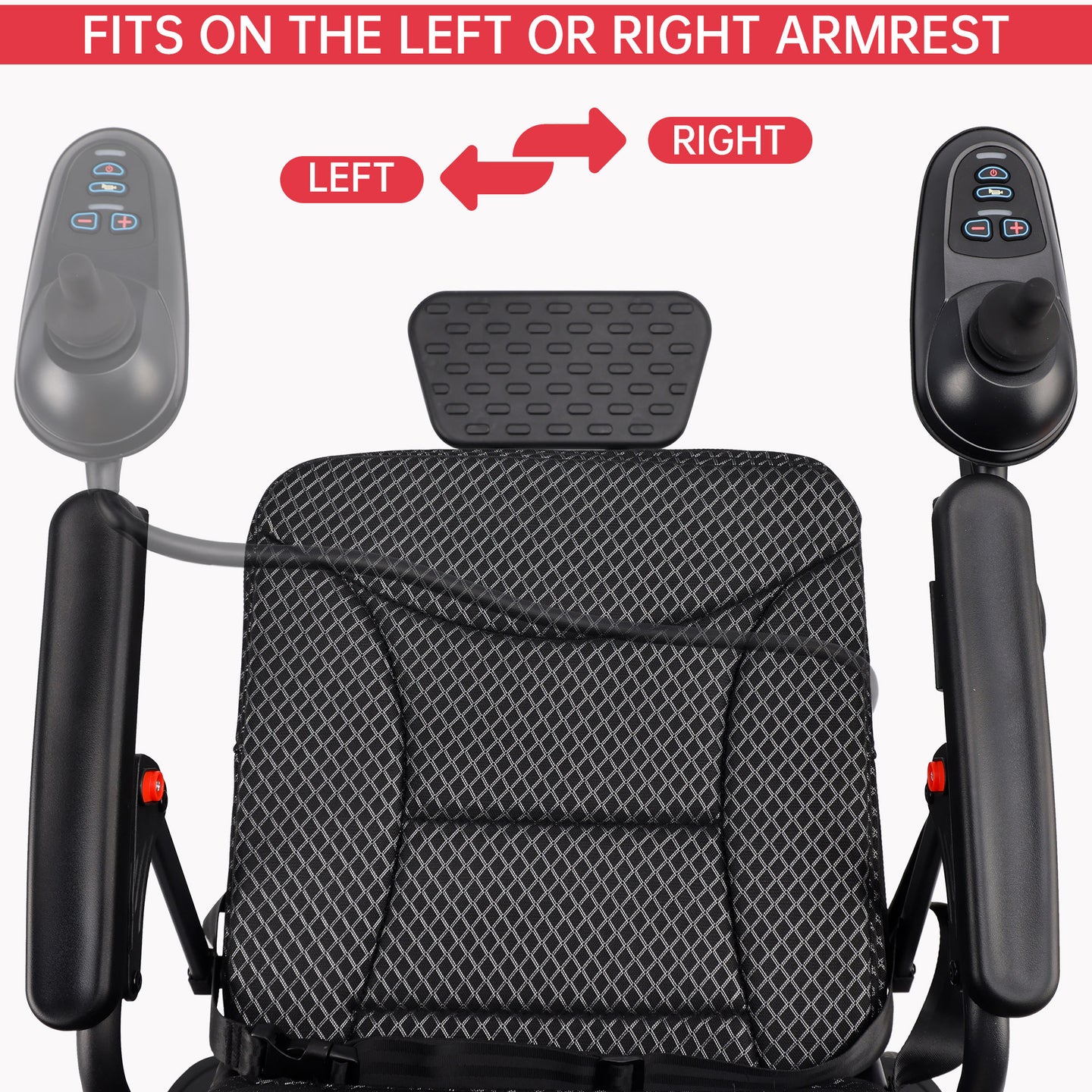 Foldable Electric Power Wheelchair, 46 lb Lightweight, Dual 180W Motors, 6Ah Airline-Ready Battery, 220 lb Capacity (Copy)
