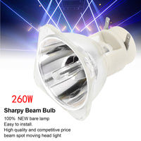 10R 260W Replacement Lamp Bulb for Sharpy Beam Moving Head Stage Lights, Platinum 8000K