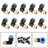 10Pcs Pneumatic 1/4 Tube X 1/8 Npt Male Swivel L Push To Connect Fitting UE