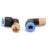 10Pcs Pneumatic 1/4 Tube X 1/8 Npt Male Swivel L Push To Connect Fitting UE