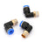 10Pcs Pneumatic 1/4 Tube X 1/8 Npt Male Swivel L Push To Connect Fitting UE