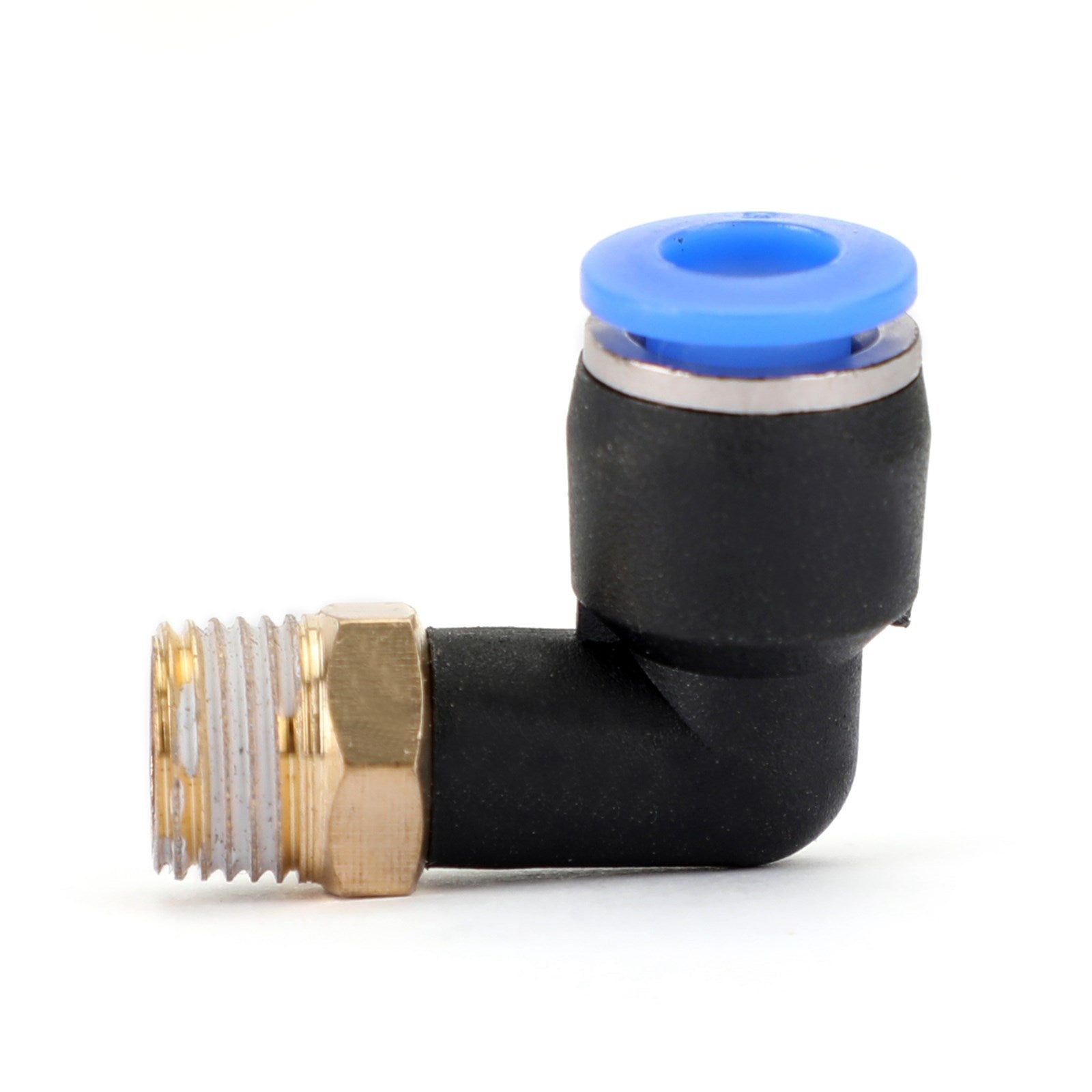 10Pcs Pneumatic 1/4 Tube X 1/8 Npt Male Swivel L Push To Connect Fitting UE