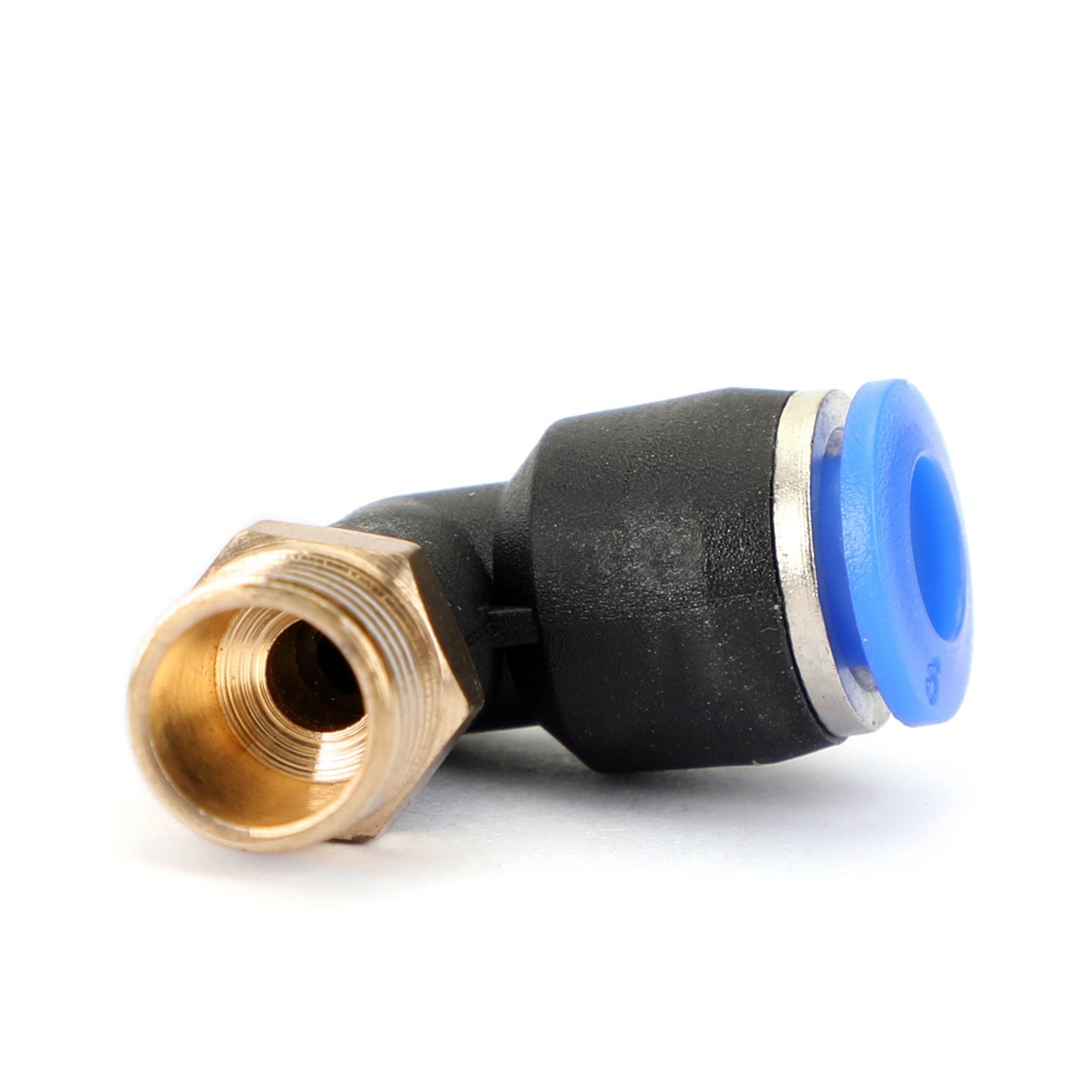 10Pcs Pneumatic 1/4 Tube X 1/8 Npt Male Swivel L Push To Connect Fitting UE