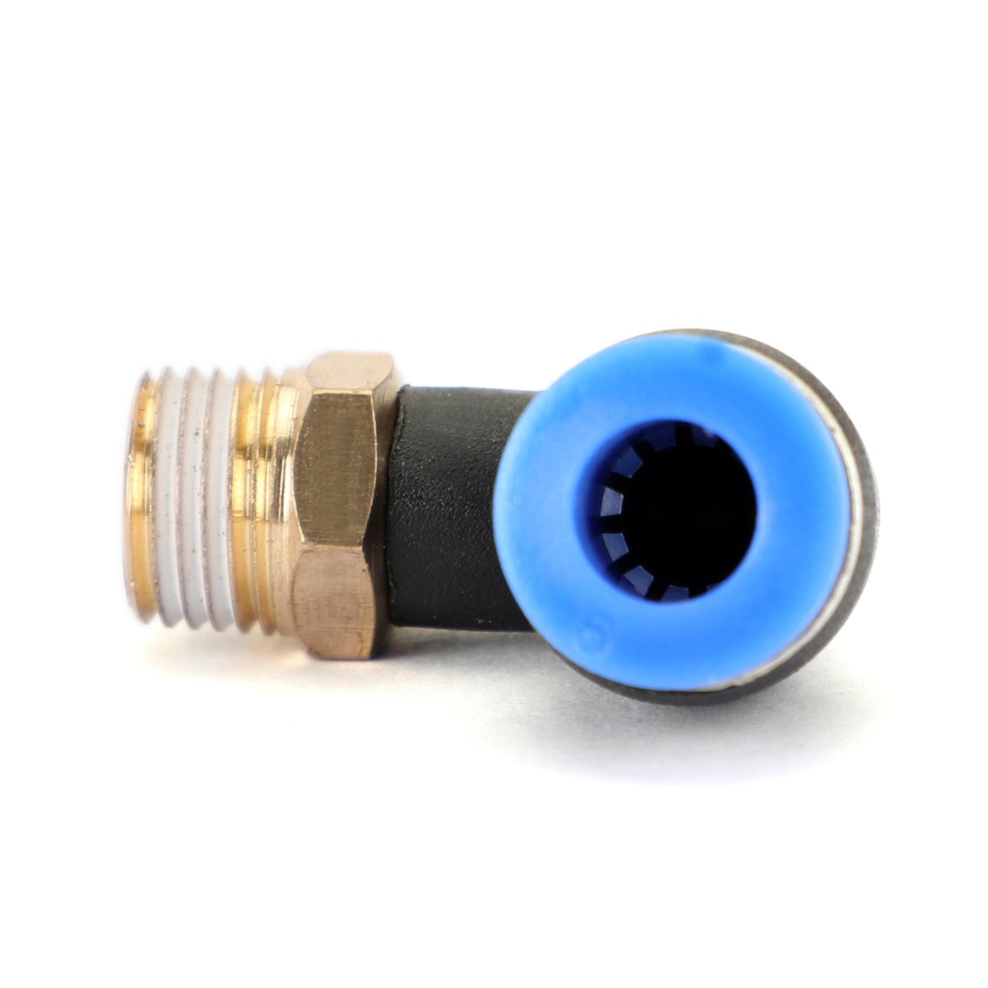 10Pcs Pneumatic 1/4 Tube X 1/8 Npt Male Swivel L Push To Connect Fitting UE