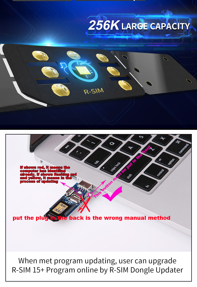 R-SIM15+ 15 Nano Unlock RSIM Card Fit for iPhone 13 mini 12 Pro XS MAX 8 IOS 15
