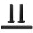 Bluetooth Soundbar with Built-in Subwoofer – 2-in-1 Portable TV Speaker System for Home Theater Surround Sound