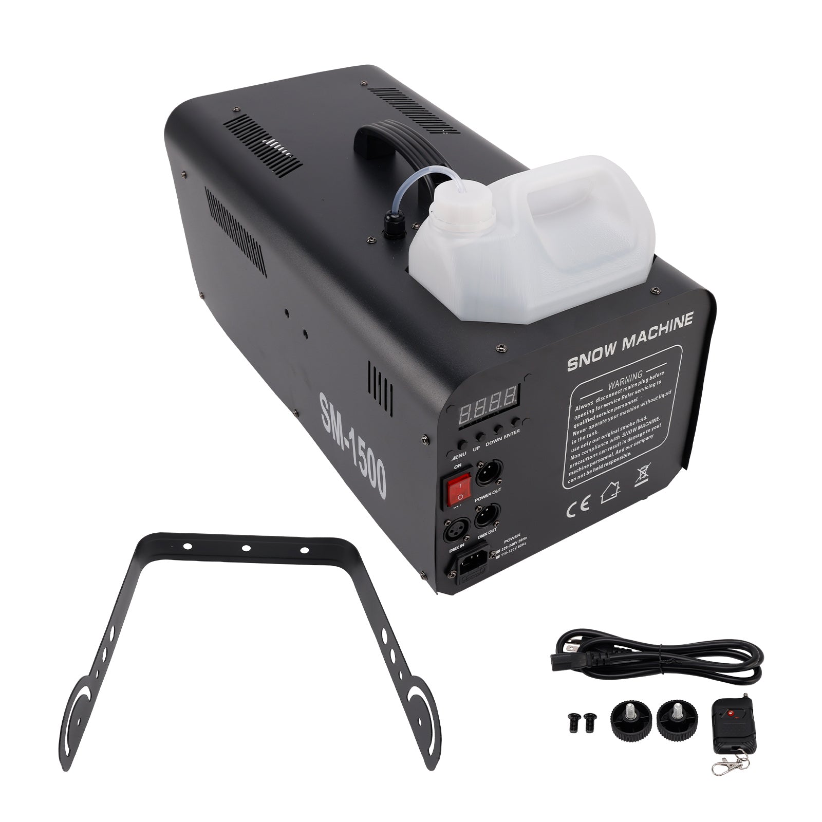 Parties & Stage Effects Weddings 1500W Snow Machine with Wired Remote – Snowflake Maker for Christmas