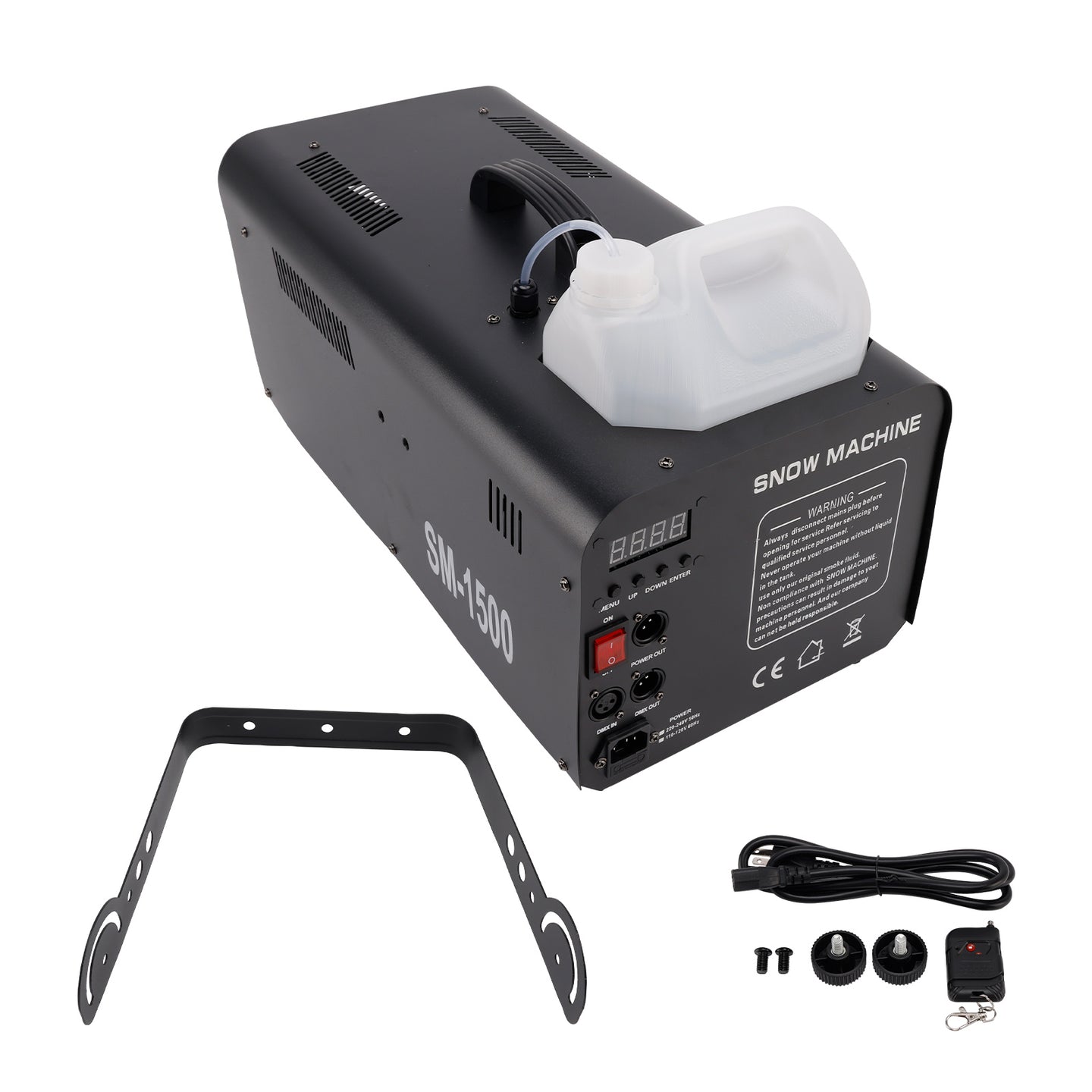 Parties & Stage Effects Weddings 1500W Snow Machine with Wired Remote – Snowflake Maker for Christmas