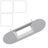 W11545554 Washer Lid Lock Bezel for Whirlpool, Maytag & Kenmore, Replaces AP7018858 (White)