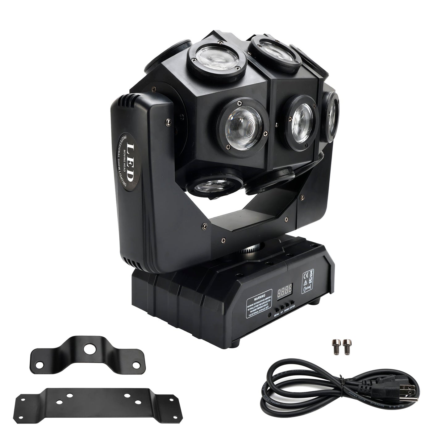 180W RGBW LED Moving Head Stage Light – 18 Beam Rotating DMX DJ Disco Party Effect