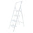 4-Step Folding Step Ladder for Home - Lightweight with Wide Anti-Slip Pedal