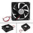 4Pcs DC Brushless Cooling Fan 12V 0.2A 9025S 90x90x25mm 2 Pin CUP Computer Fan