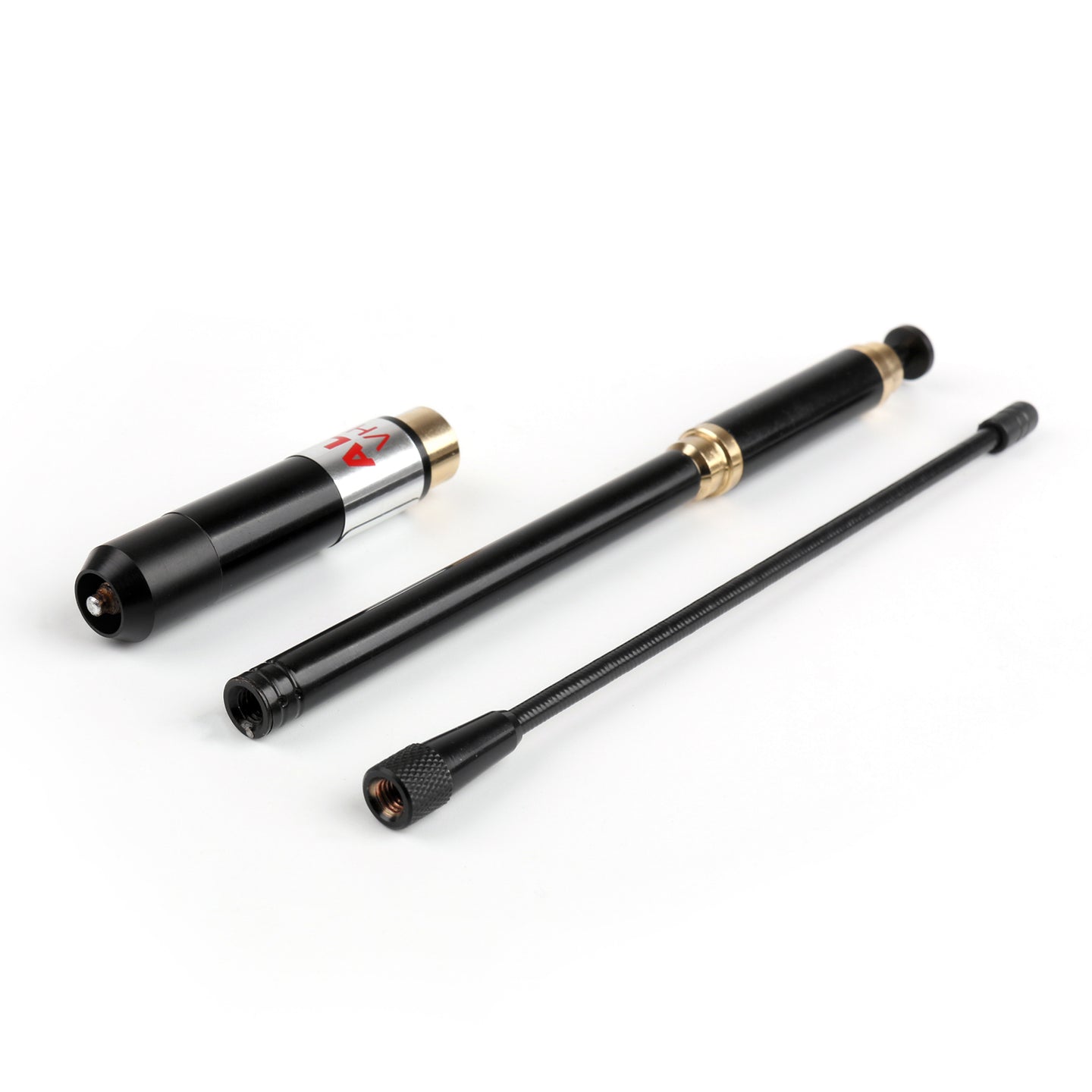 5Pcs AL-800 High Gain Dual Band Extendable Antenna SMA-Male For Icom Yaesu Radio