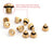10X Brass Misting Nozzles Water Mister Sprinkle For Cooling System 0.012"