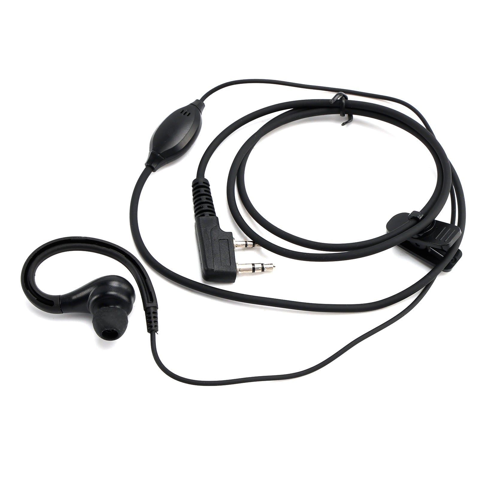 K-030-626 Earhook Headset For TK-208 TK-220 TH-D7 TH-F6 RPU416A KG-UVD1 TG-K4AT