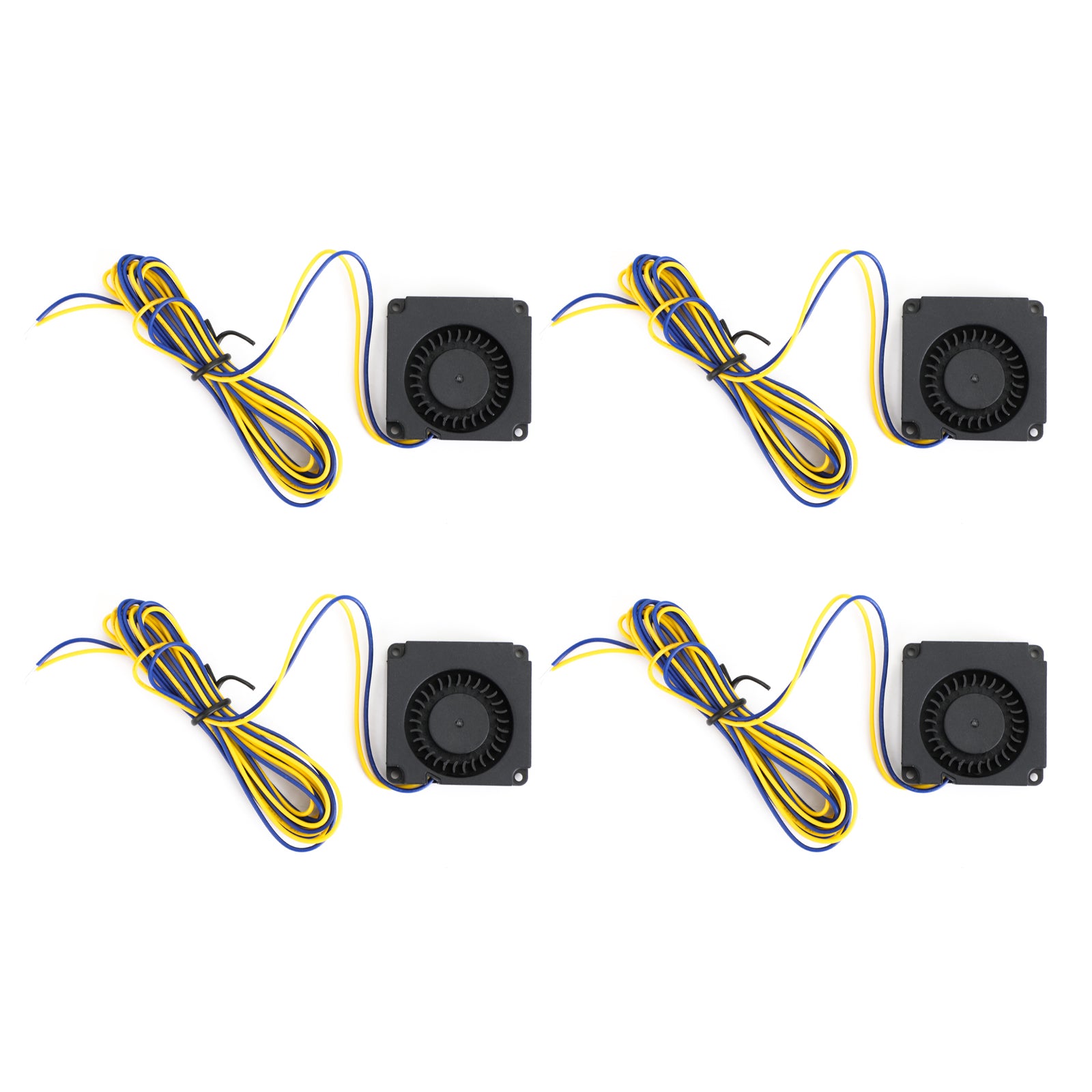 4x 3D Printer Hotend Radial Turbo Blower Fan DC 12V Accessory For Creality CR-10