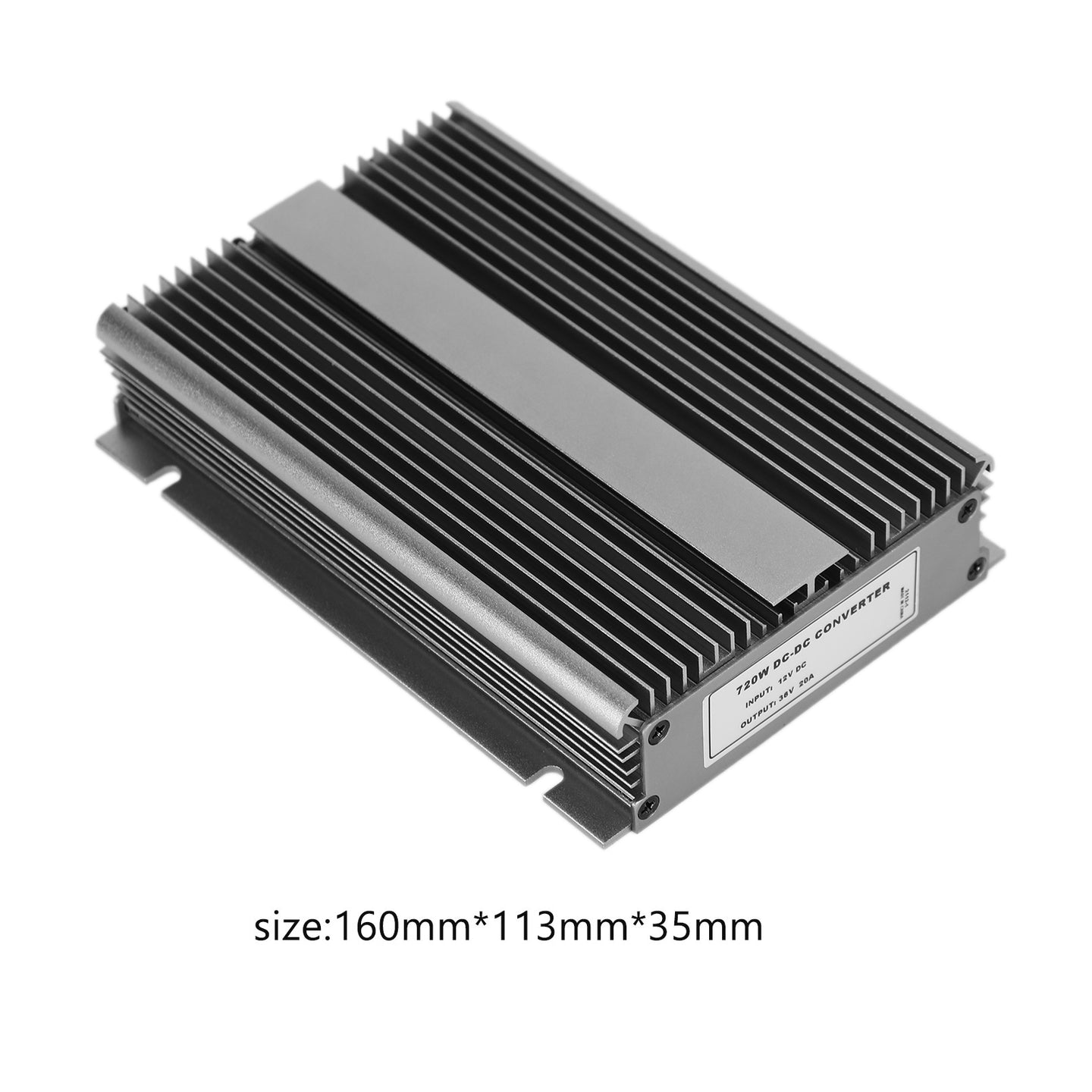 Waterproof DC-DC Step Up Converter – 12V to 36V 20A Automotive Power Supply Regulator