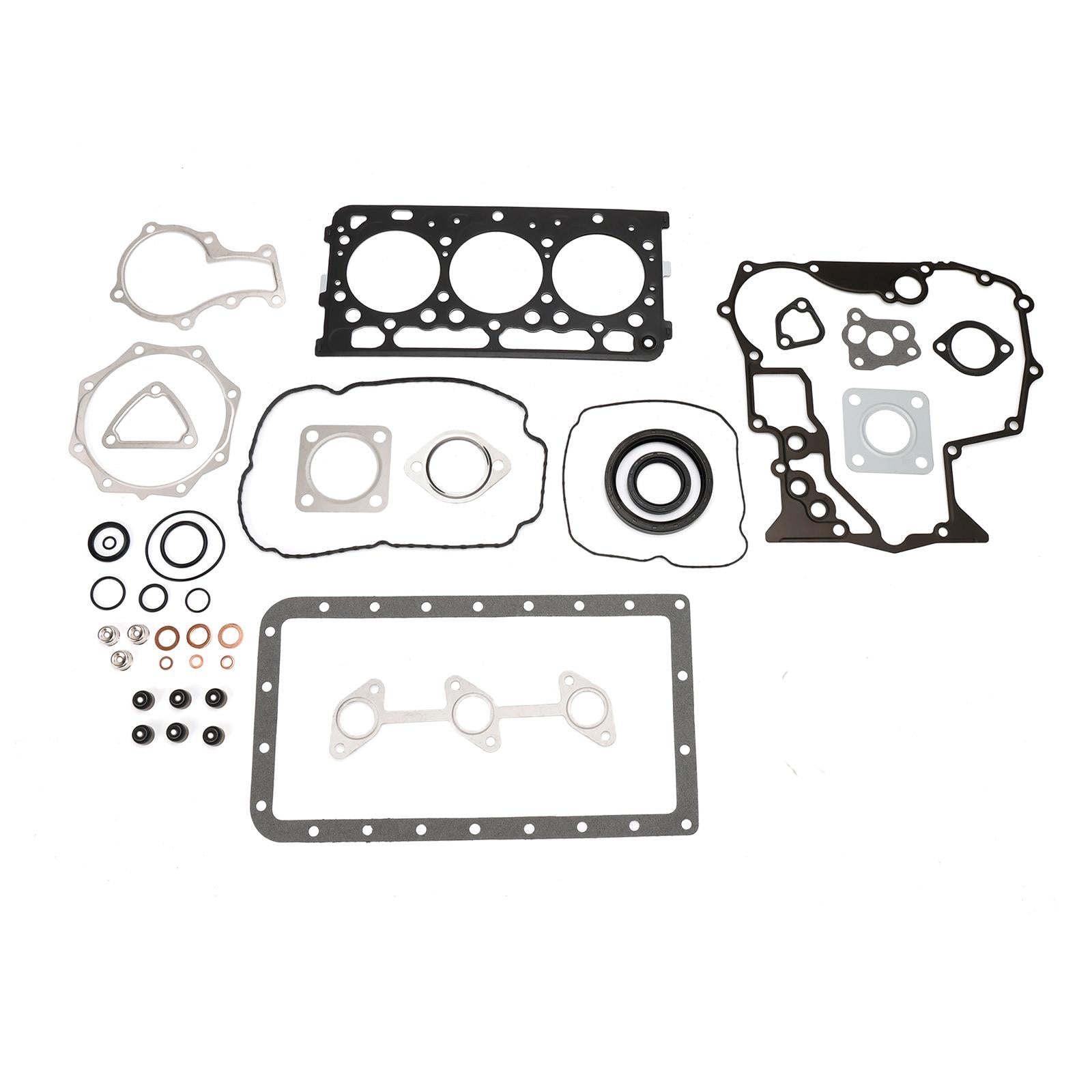 Complete Cylinder Head Kit for Kubota D902 Engine, Fits RTV900 & ZD323, with Gaskets & Valve Springs, Replaces 1G962-03045