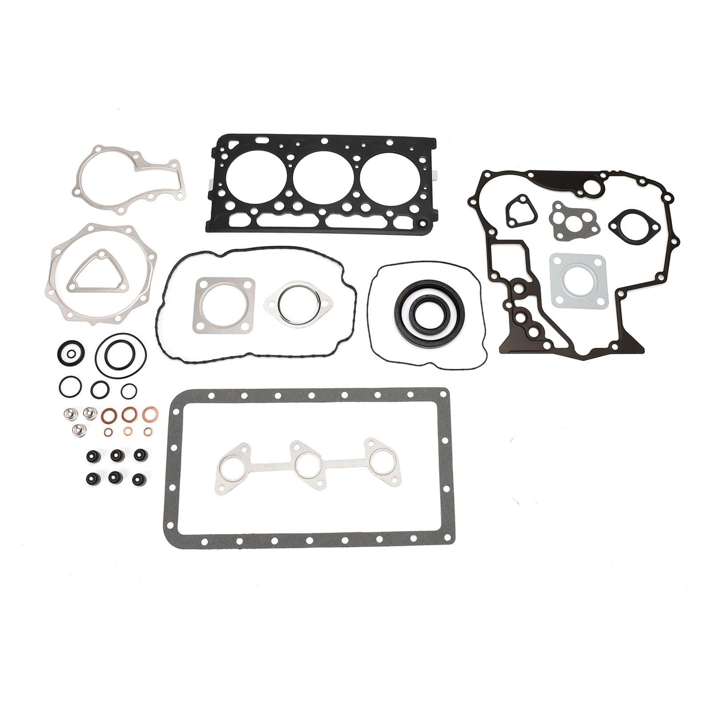 Complete Cylinder Head Kit for Kubota D902 Engine, Fits RTV900 & ZD323, with Gaskets & Valve Springs, Replaces 1G962-03045