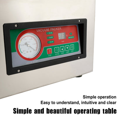 DZ-260C Commercial Vacuum Food Packaging Machine 120W Chamber Digital Sealer (Copy)