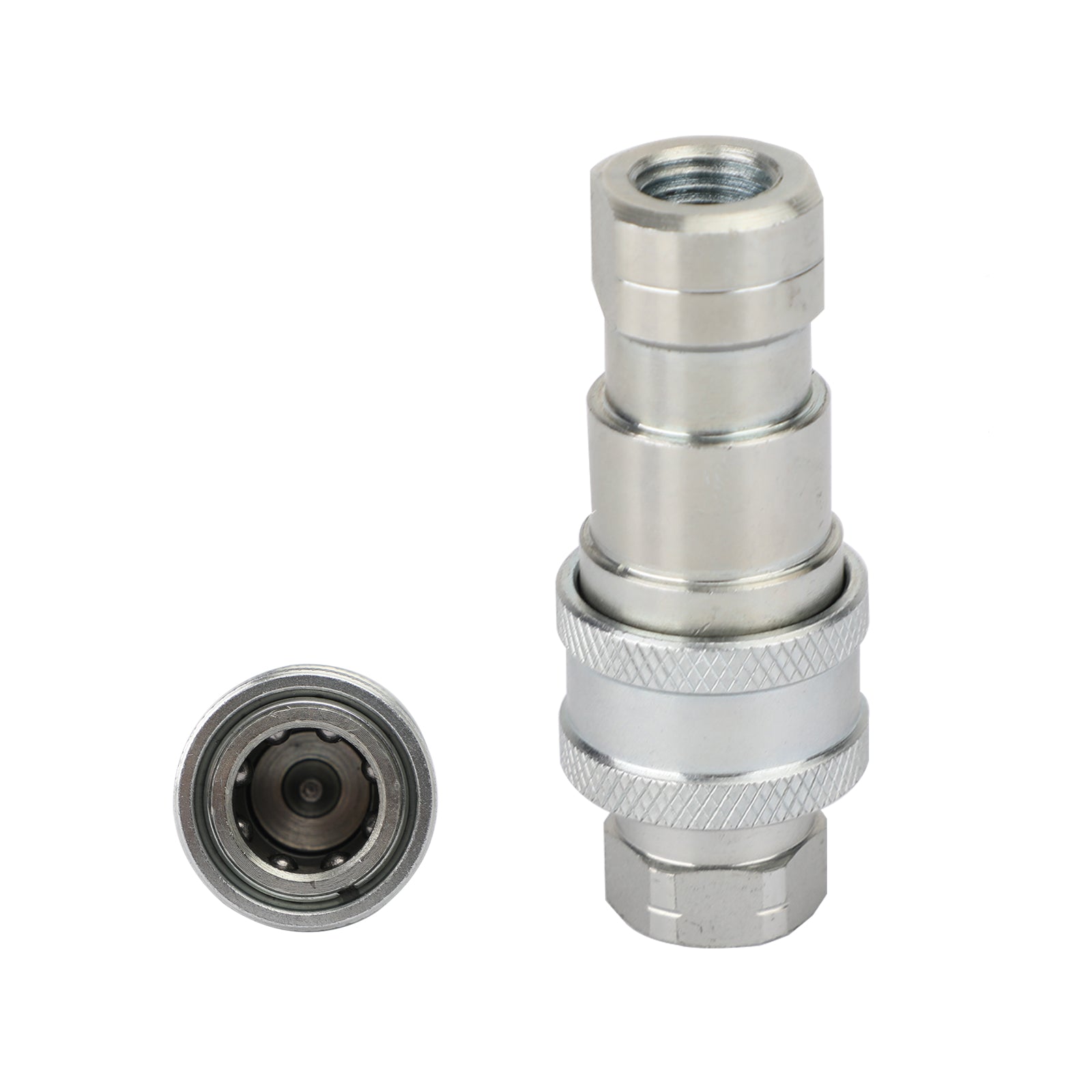 1 Sets 1/4 NPT ISO 7241-B Quick Disconnect Hydraulic Couplings / Couplers UE