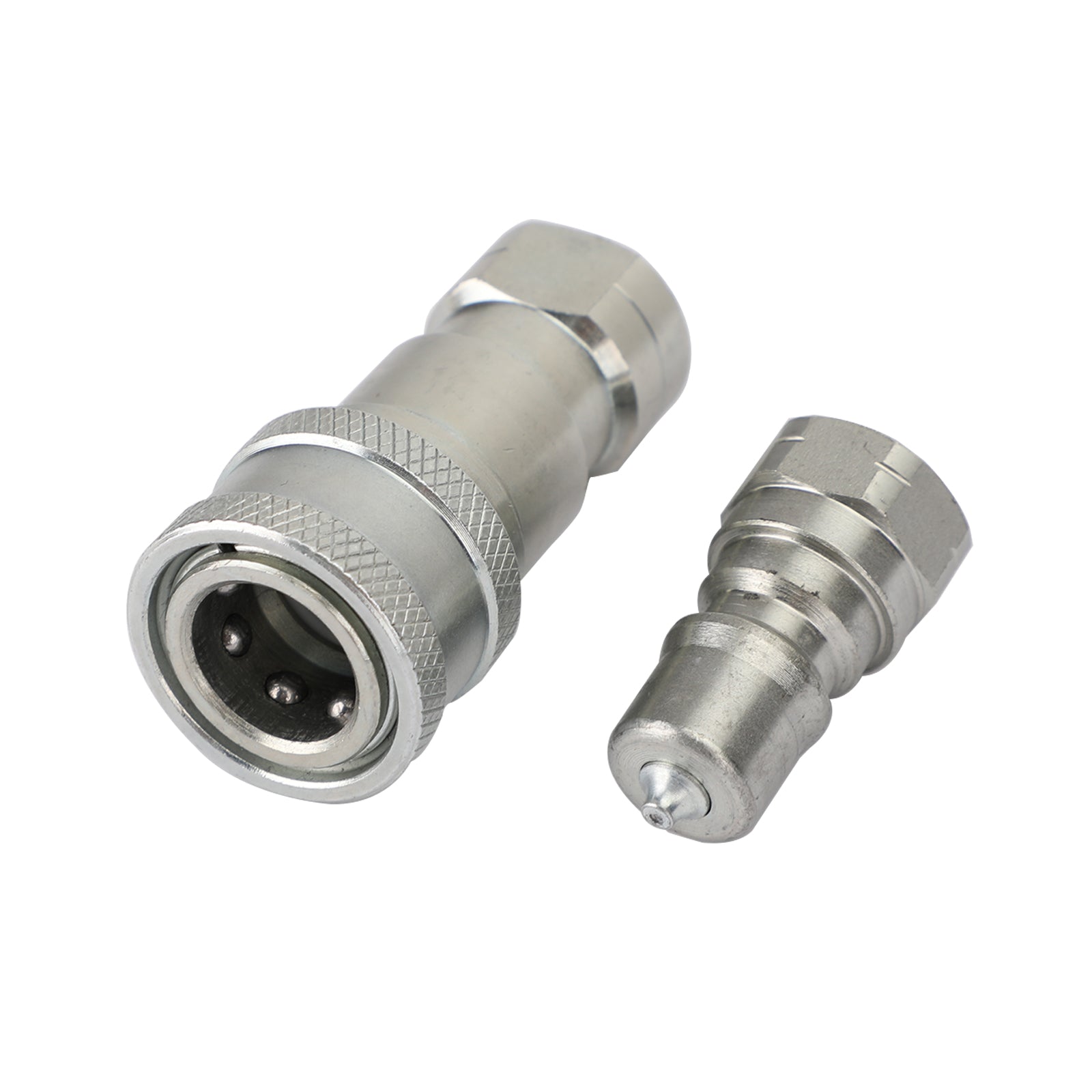 1 Sets 1/4 NPT ISO 7241-B Quick Disconnect Hydraulic Couplings / Couplers UE