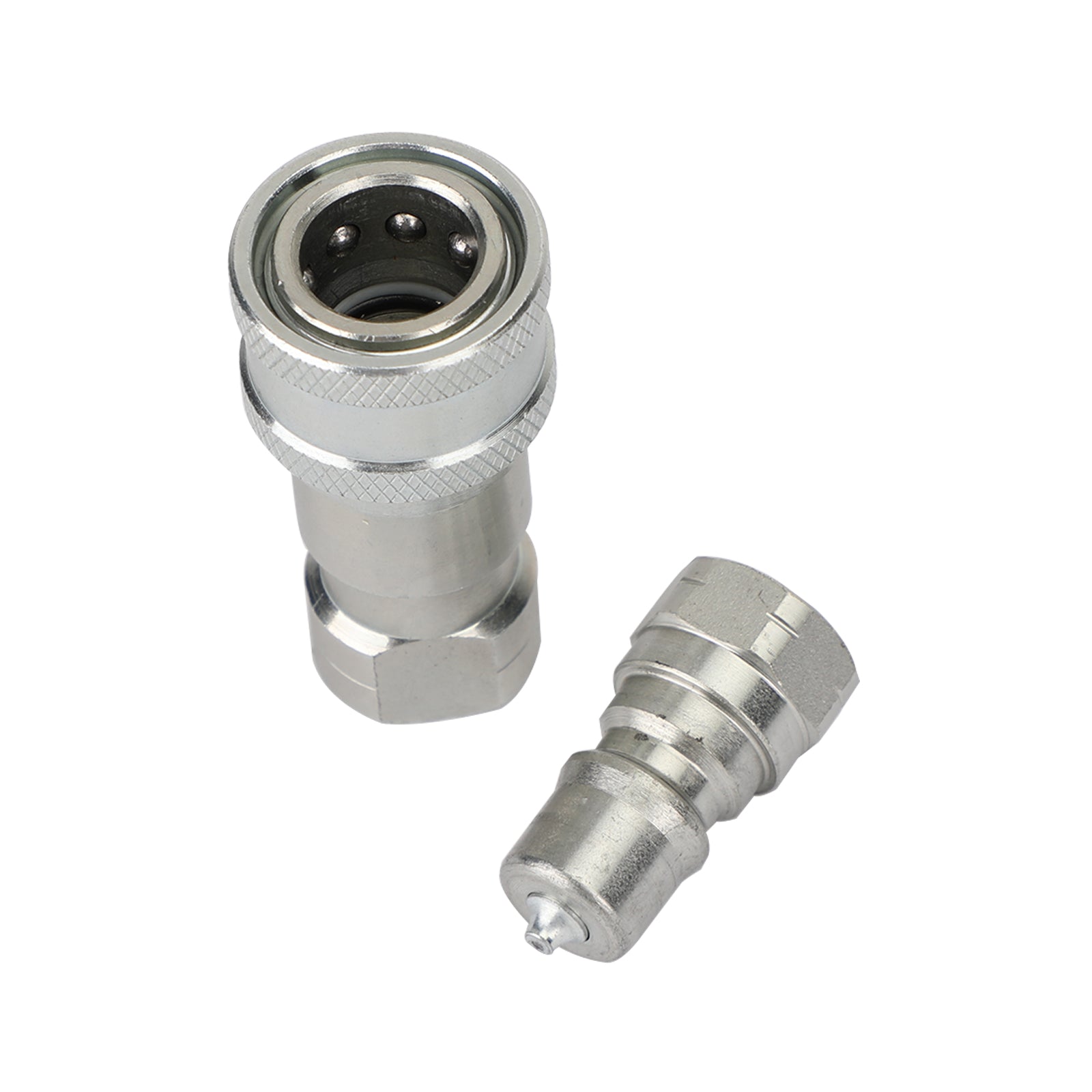 1 Sets 1/4 NPT ISO 7241-B Quick Disconnect Hydraulic Couplings / Couplers UE