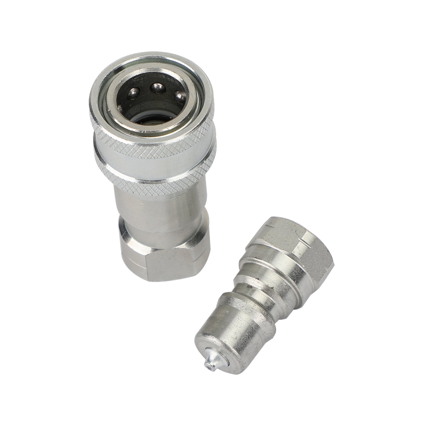 1 Sets 1/4 NPT ISO 7241-B Quick Disconnect Hydraulic Couplings / Couplers UE