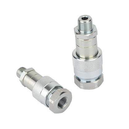 000 PSI High Pressure Hydraulic Quick Coupler Couplings Set 1Set NPT 3/8 10 US
