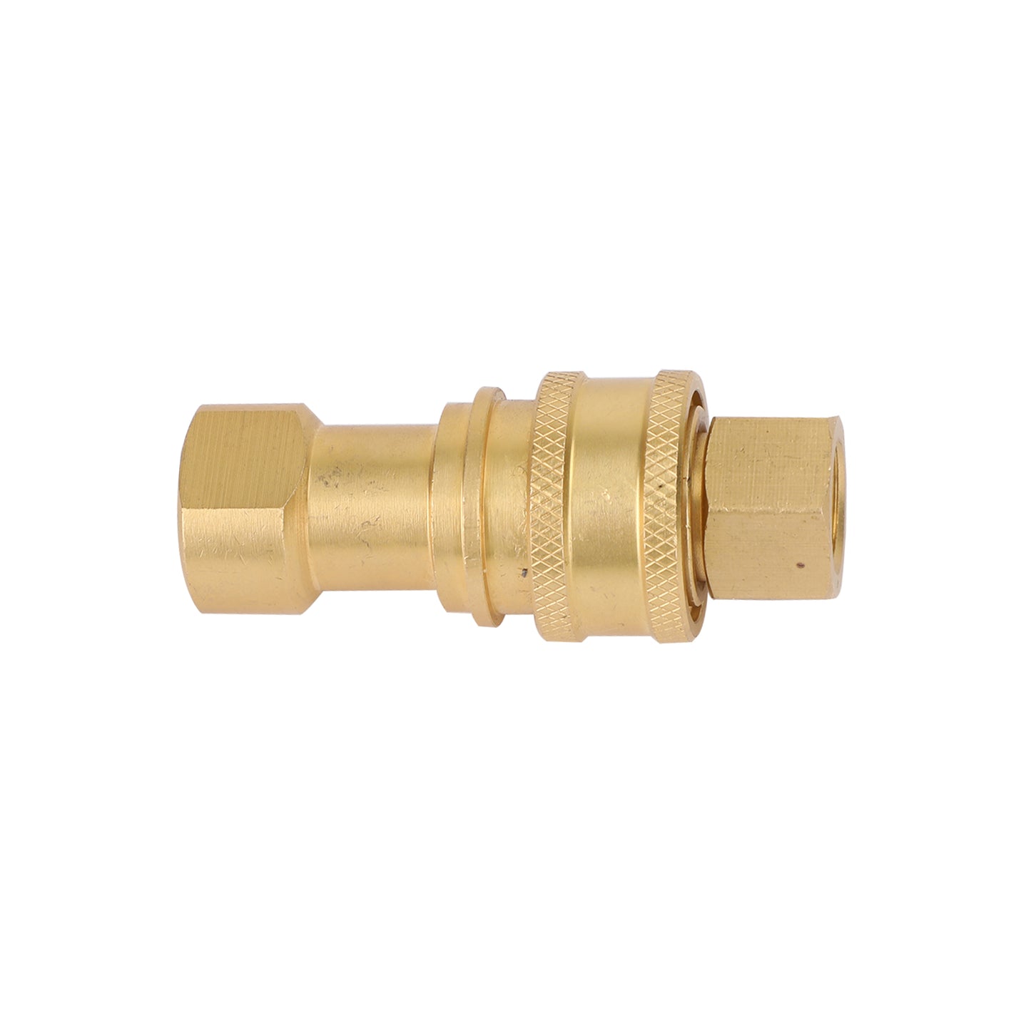 1 Sets 1/4 NPT ISO 7241-B Quick Disconnect Hydraulic Couplings/Couplers Brass E