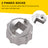 2016-2020 2 Pin Shock Cartridge Cap Tool/socket-Like #398-00-417 For Fox X2/DHx2