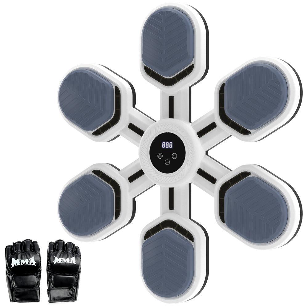 Music Boxing Machine Gym Office 9 Modes & 9 Speeds Boxing Workout Equipment Target for Home Boxing Wall Mount Machine for Adults Teens Smart Bluetooth Punching Trainer with Gloves (Copy)