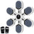 Music Boxing Machine Gym Office 9 Modes & 9 Speeds Boxing Workout Equipment Target for Home Boxing Wall Mount Machine for Adults Teens Smart Bluetooth Punching Trainer with Gloves (Copy)
